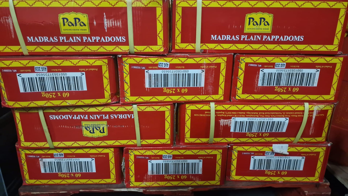 Papa Pappadoms 60X250G
