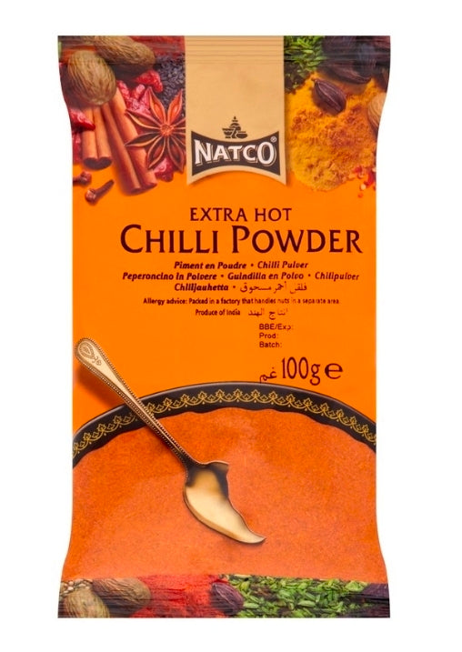 Chilli Powder Extra Hot 100g Natco