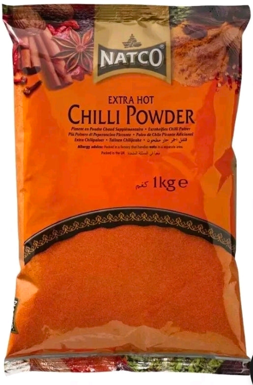 Chilli Powder Extra Hot 1kg Natco