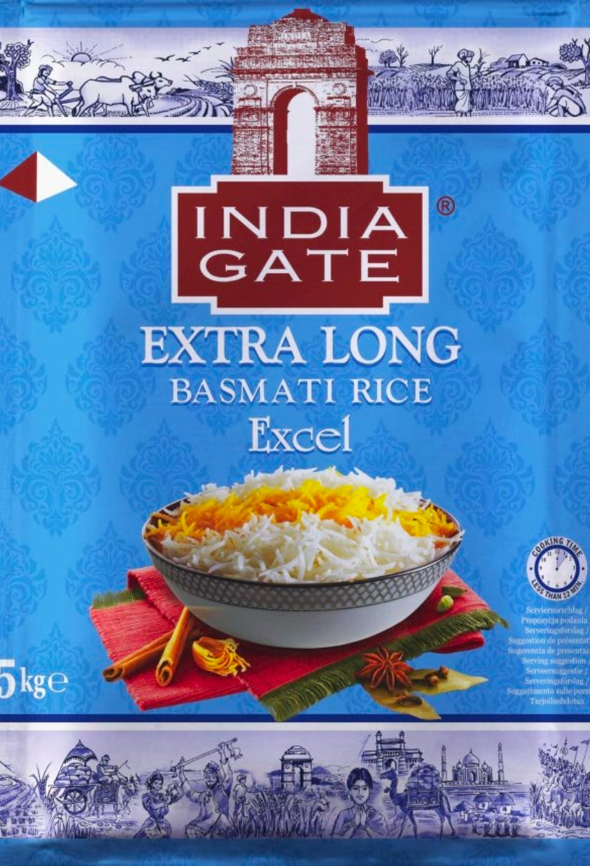 India Gate Extra Long Basmati Rice 5kg
