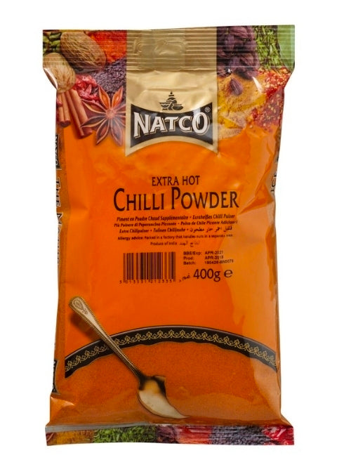 Chilli Powder Extra Hot 400g Natco
