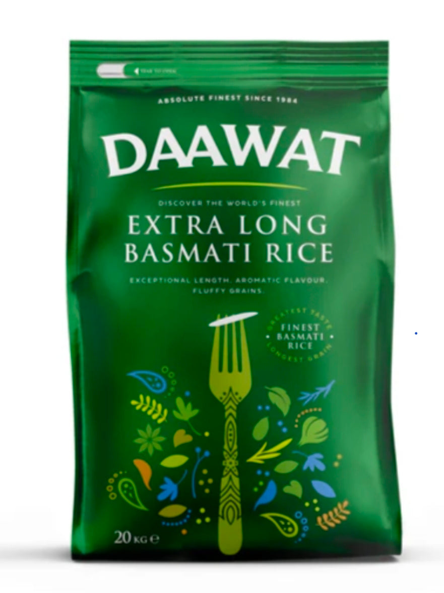 Daawat Extra Long Basmati Rice 20kg