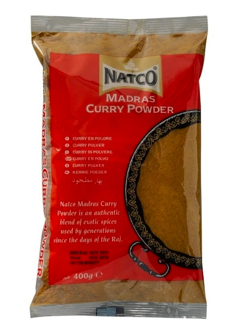 Madras Curry Powder 400g Natco