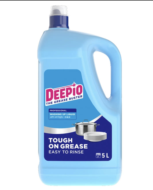 Washing up liquid 5ltr Deepio