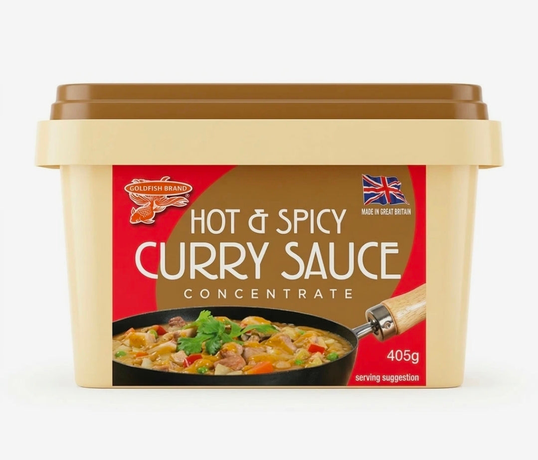 Hot & Spicy Curry Sauce 405g Goldfish