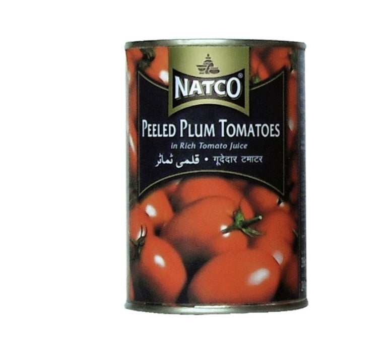 Peeled Plum Tomatoes 12x400g Natco